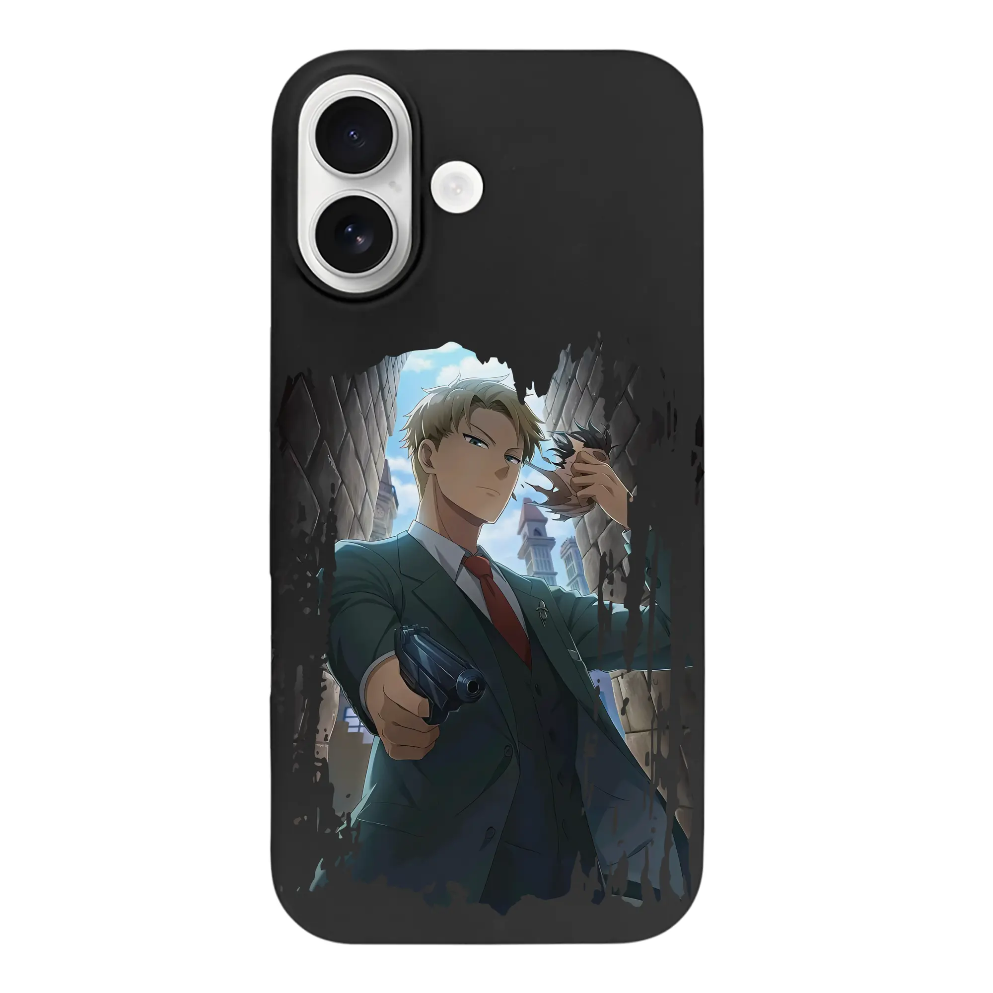 スパイファミリー グッズ,ロイド・フォージャー（Loid Forger） - iPhone 17 シリーズ シリコンケース 薄型 耐衝撃 指紋防止 ソフトタッチカバー 精密フィット 傷防止 保護ケース iPhone 17/17 Air/17 Pro/17 Pro Max 対応